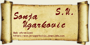 Sonja Ugarković vizit kartica